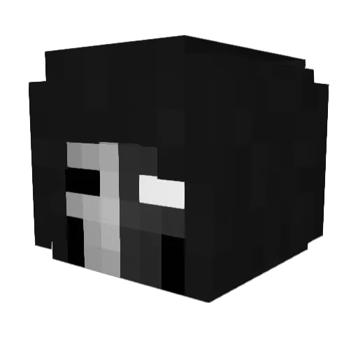 oozd Minecraft avatar head, 3D render