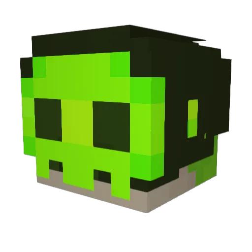 oozley Minecraft avatar head, 3D render