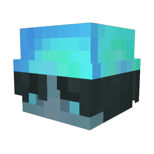 oozsu Minecraft avatar head, 3D render