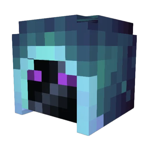 opajopa Minecraft avatar head, 3D render