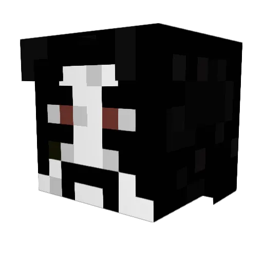 opanchan Minecraft avatar head, 3D render