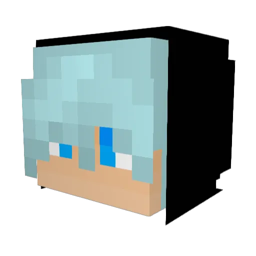 opbr Minecraft avatar head, 3D render