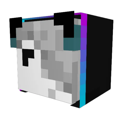 opd69 Minecraft avatar head, 3D render
