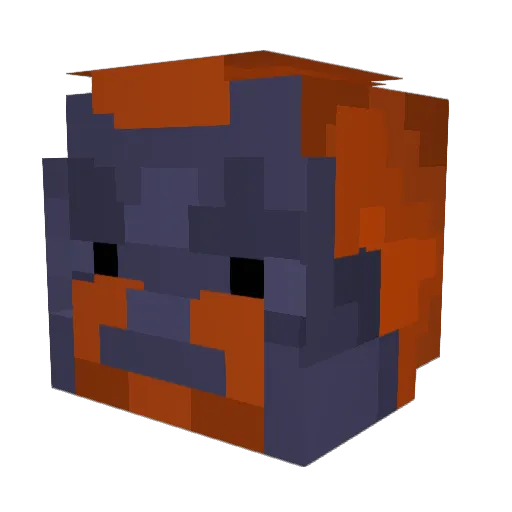 openstr Minecraft avatar head, 3D render