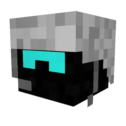 operation_zero Minecraft avatar head, 3D render