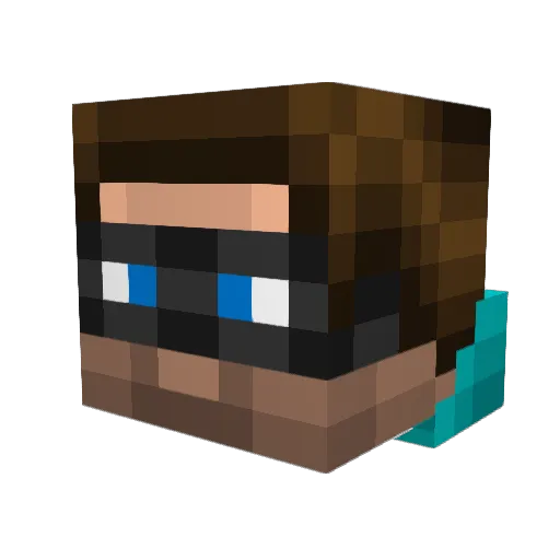 opgamer95 Minecraft avatar head, 3D render