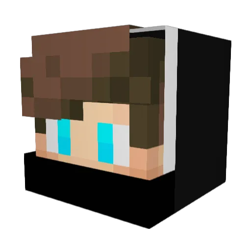 opgamerXYT Minecraft avatar head, 3D render