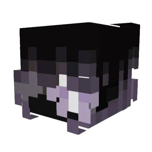 ophelliiia Minecraft avatar head, 3D render