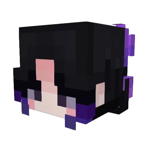 ophidians Minecraft avatar head, 3D render