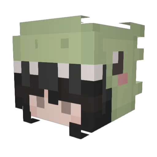 ophie___ Minecraft avatar head, 3D render