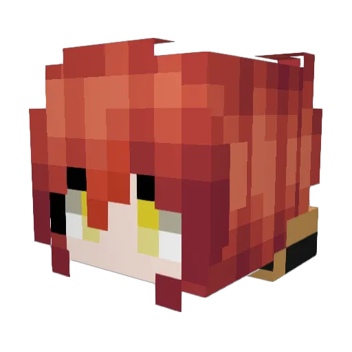ophiuchusss Minecraft avatar head, 3D render