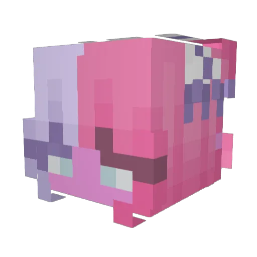 ophq Minecraft avatar head, 3D render