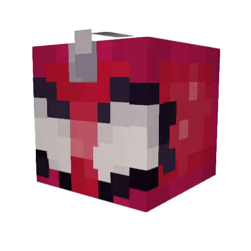 opineappleso Minecraft avatar head, 3D render