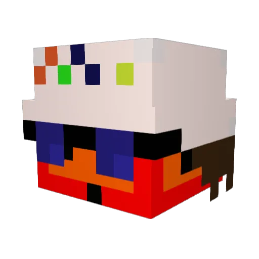 opiryt Minecraft avatar head, 3D render
