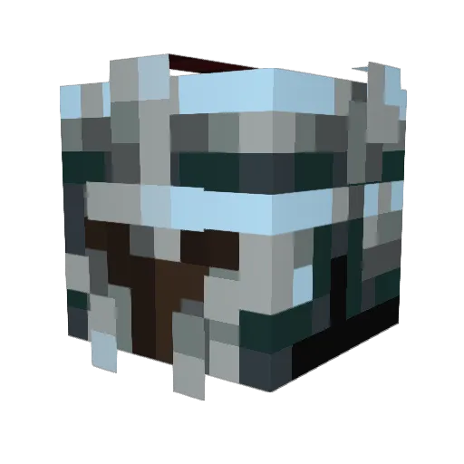 opivypunk Minecraft avatar head, 3D render