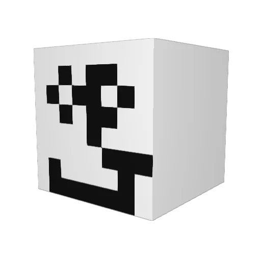 opjgbf Minecraft avatar head, 3D render