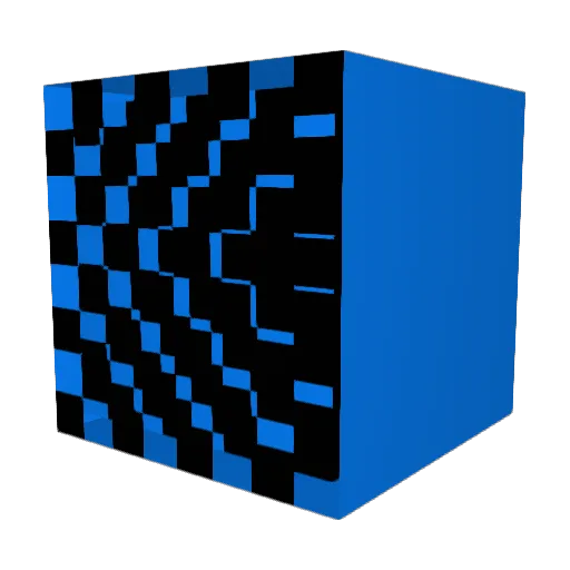 opruby Minecraft avatar head, 3D render