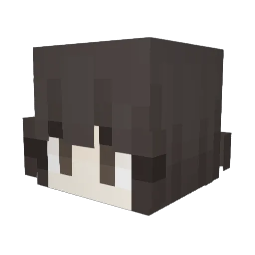 opsek Minecraft avatar head, 3D render