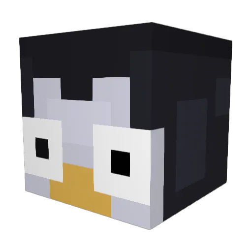 opsic11 Minecraft avatar head, 3D render