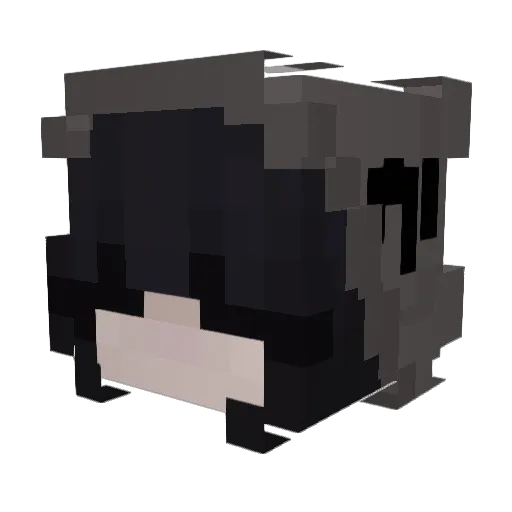 opstore Minecraft avatar head, 3D render