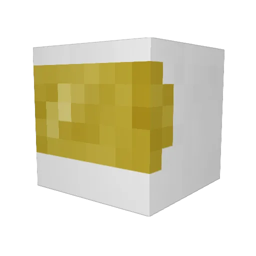 opticpaco Minecraft avatar head, 3D render