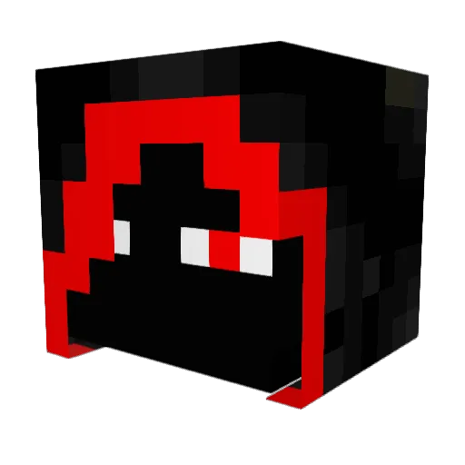 opticx2x Minecraft avatar head, 3D render