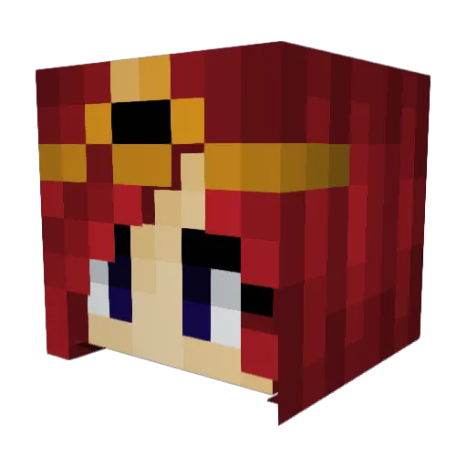 optimisticnight Minecraft avatar head, 3D render