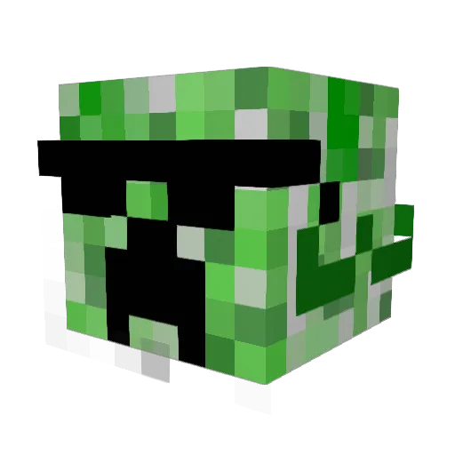 optimize3004 Minecraft avatar head, 3D render