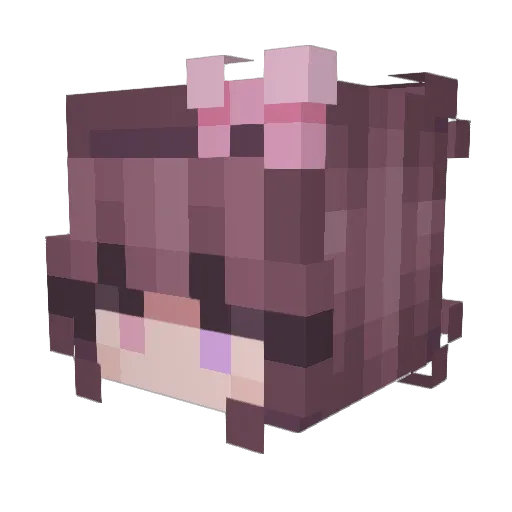 optimstc Minecraft avatar head, 3D render
