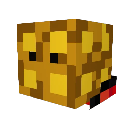 optimusminerator Minecraft avatar head, 3D render