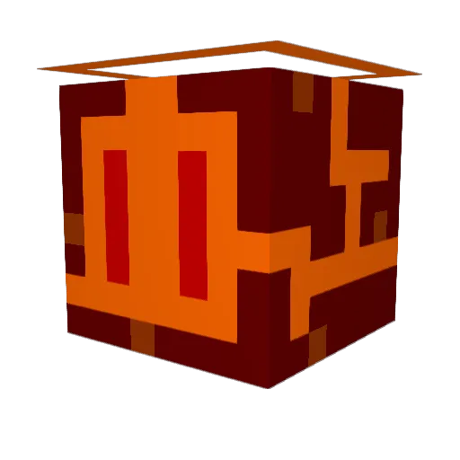 optug Minecraft avatar head, 3D render