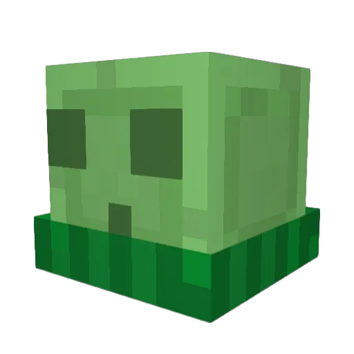 opuzlife Minecraft avatar head, 3D render
