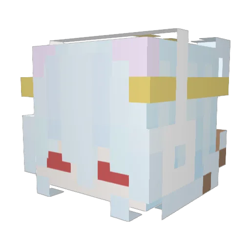 oq_ Minecraft avatar head, 3D render