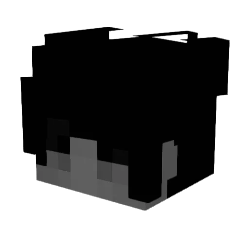 oqay Minecraft avatar head, 3D render