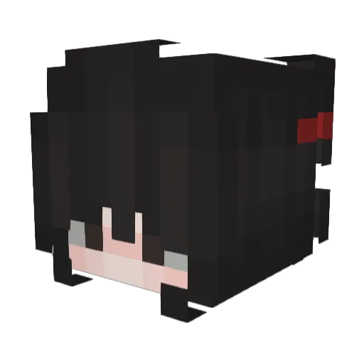 oqirFDT Minecraft avatar head, 3D render