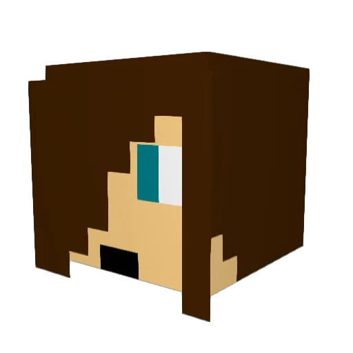 or3ogaming Minecraft avatar head, 3D render