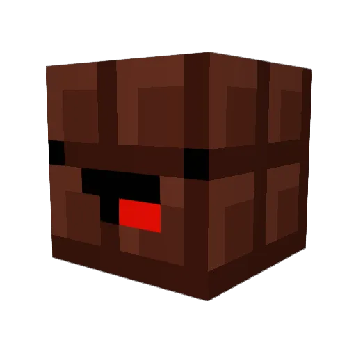 or6663 Minecraft avatar head, 3D render