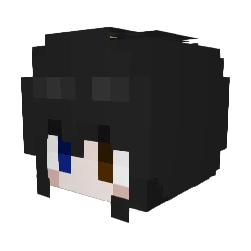 orab1005 Minecraft avatar head, 3D render