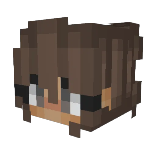 orane2006 Minecraft avatar head, 3D render