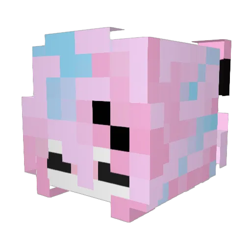 orange0101 Minecraft avatar head, 3D render