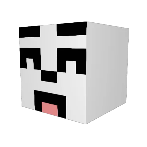 oranges1111 Minecraft avatar head, 3D render