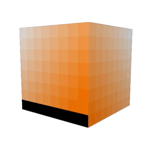 oranjedude Minecraft avatar head, 3D render