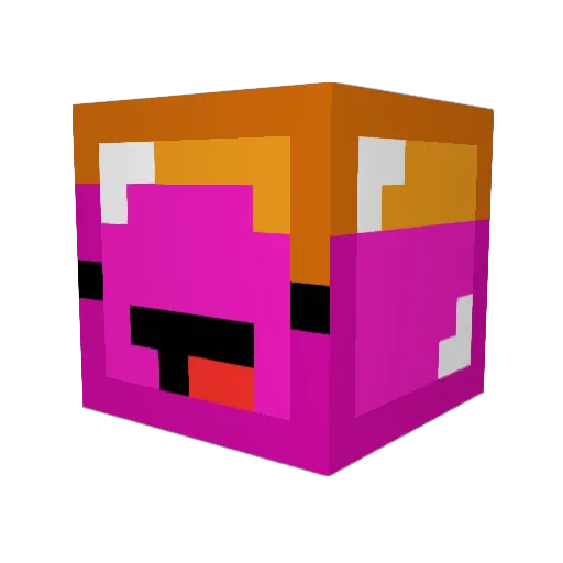 orbie_eaterz Minecraft avatar head, 3D render