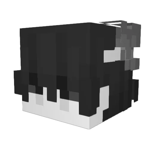 orbxl Minecraft avatar head, 3D render