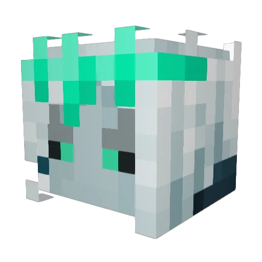 orchidxs Minecraft avatar head, 3D render