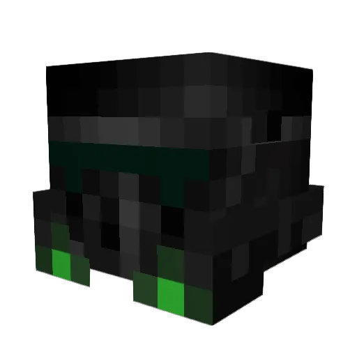 order66__ Minecraft avatar head, 3D render