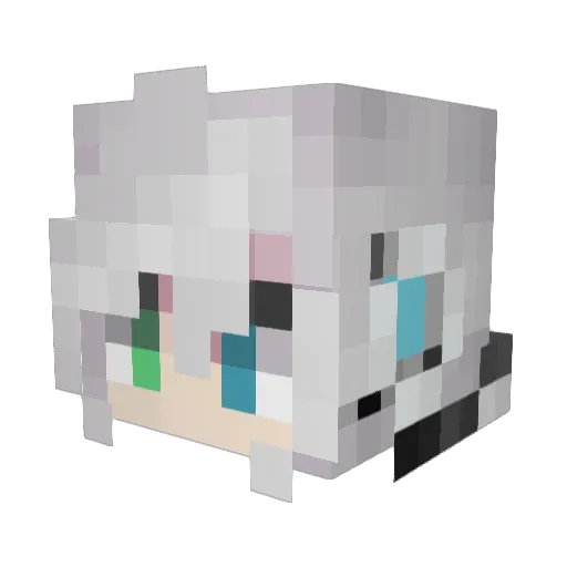 oregonexpat Minecraft avatar head, 3D render