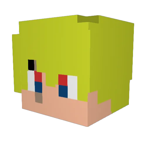 orei_do_gado Minecraft avatar head, 3D render