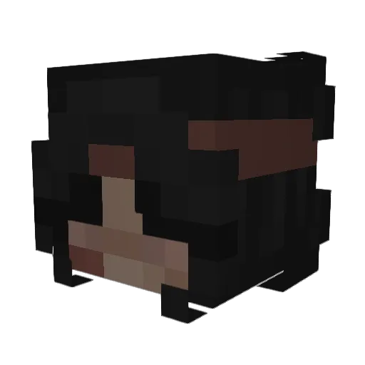 oreignn Minecraft avatar head, 3D render