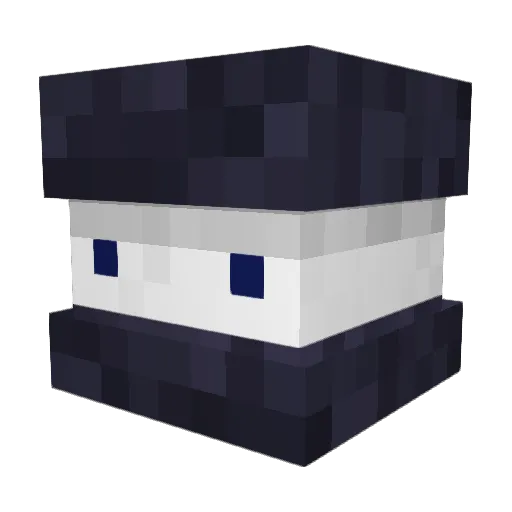 orenoreo Minecraft avatar head, 3D render